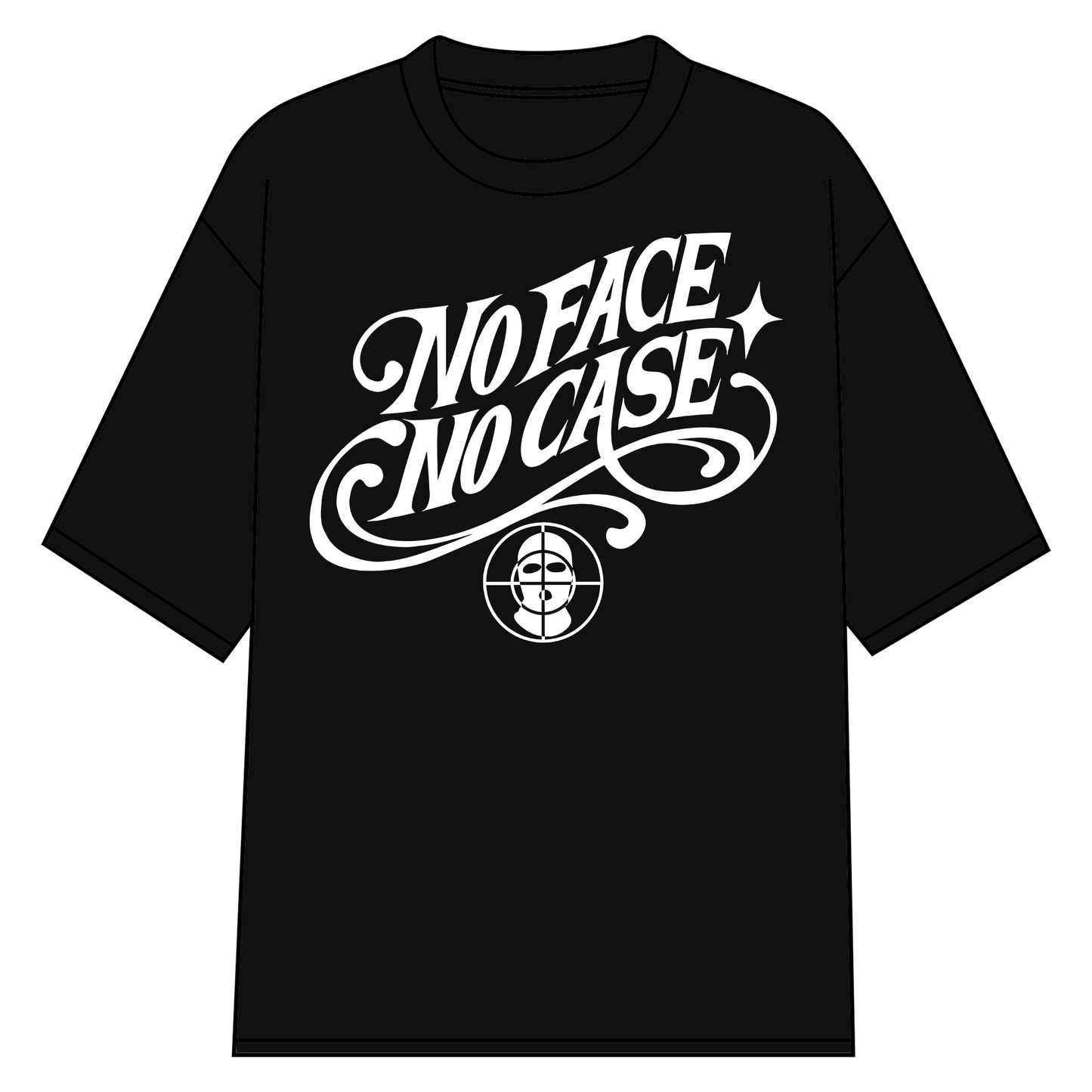 NO FACE NO CASE T-SHIRT
